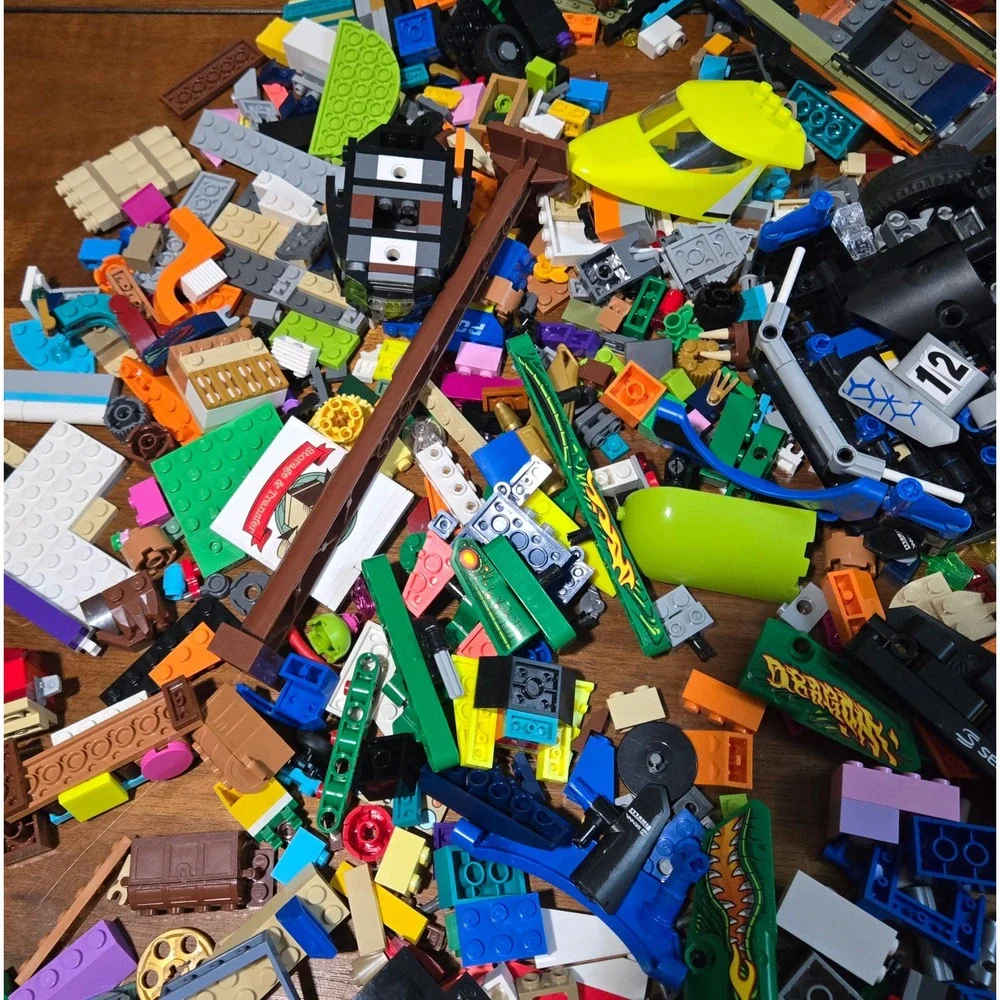 Bulk Lego Bricks Lot 6lbs Assorted Technic McLaren Senna GTR Parts Mixed